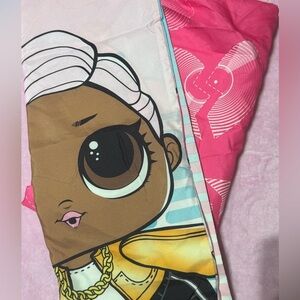 Girls | twin size | 1 pillow case & 1 top sheet | Lol surprise